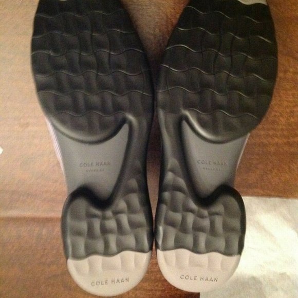 Cole Haan Men's ZeroGrand Gray Stitchlite Wingtip Oxford Shoes 11.5M -New in Box - Picture 4 of 11